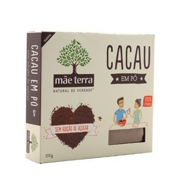 Imagem de Cacau em pó Mãe Terra sem Açúcar 100g