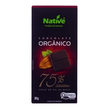 Imagem de Chocolate Orgânico Native 75% Cacau 80g