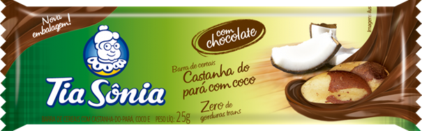 Imagem de Barra de Cereal Tia Sonia Coco Castanhas 20g