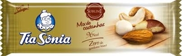Imagem de Barra de Cereal Tia Sonia Mix Castanhas 20g