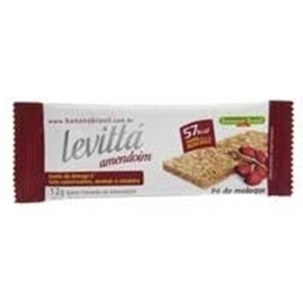 Imagem de Barra de Cereal Levitta Crocante Pé de Moleque 12g