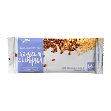 Imagem de Barra de Cereal Levitta Gergelim Linhaça 10g