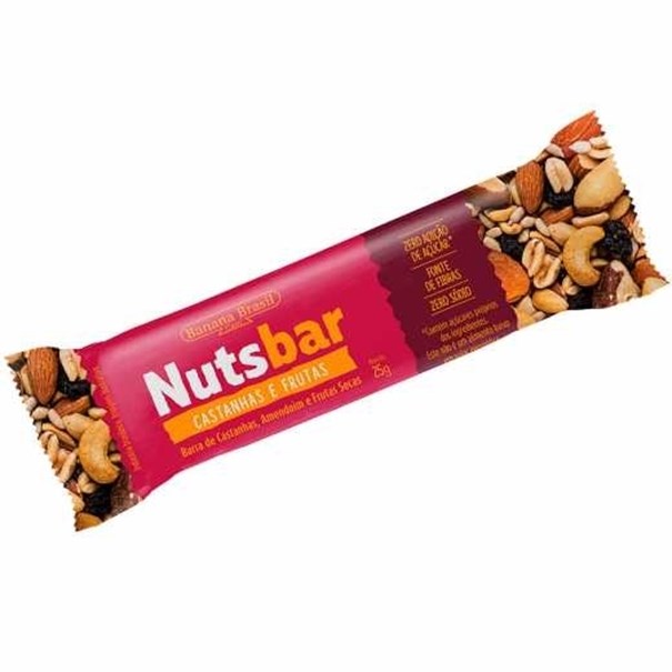 Imagem de Barra de Cereal Nuts barra Castanha Frutas  25g