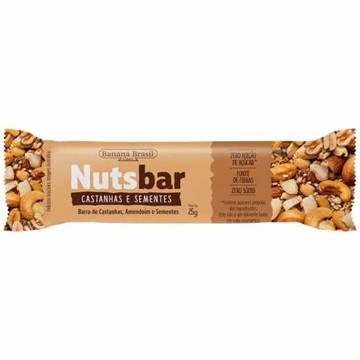 Imagem de Barra de Cereal Nutsbarra Castanha sementes  25g