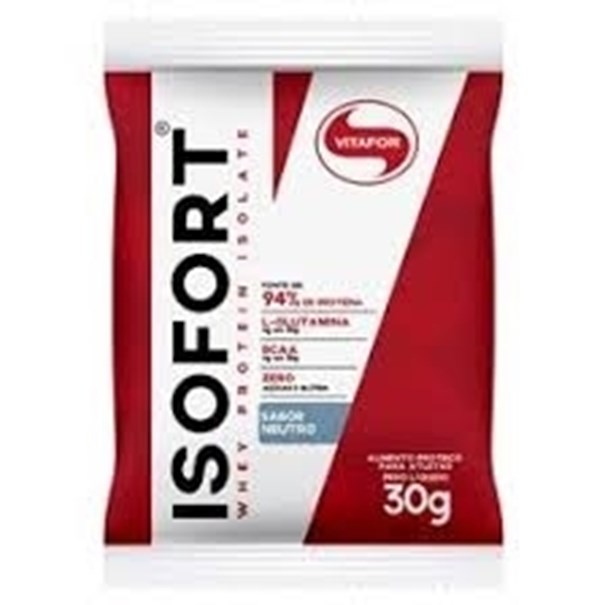 Imagem de Whey Protein Isofort Vitafor neutro Sachê 30g