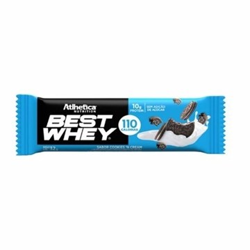 Imagem de Barra Best Whey Atlhetica Cookes Cream 32g