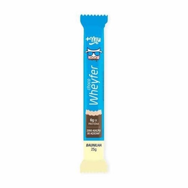 Imagem de Chocolate Wheyfer Mais Mu Baunilha 25g