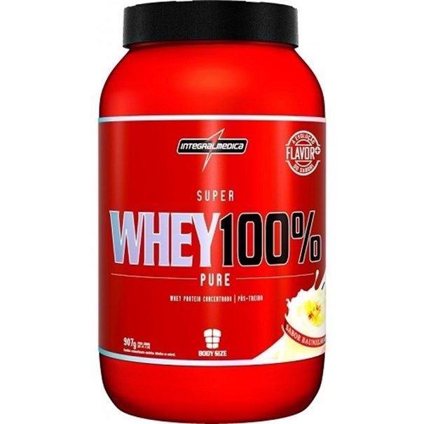 Imagem de Proteína Whey 100% Pure Integral Médica Baunilha 907g