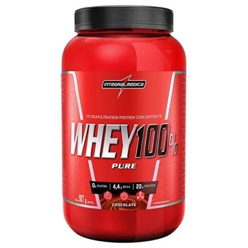 Imagem de Proteína Whey 100% Pure Integral Médica Chocolate 907g