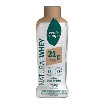 Imagem de Iogurte Natural Whey 21g Doce de Leite 250ml - Verde Campo