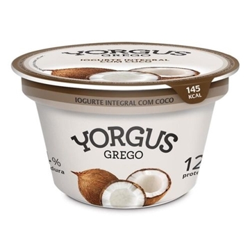 Imagem de Iogurte Yorgus Grego Integral Coco 130g