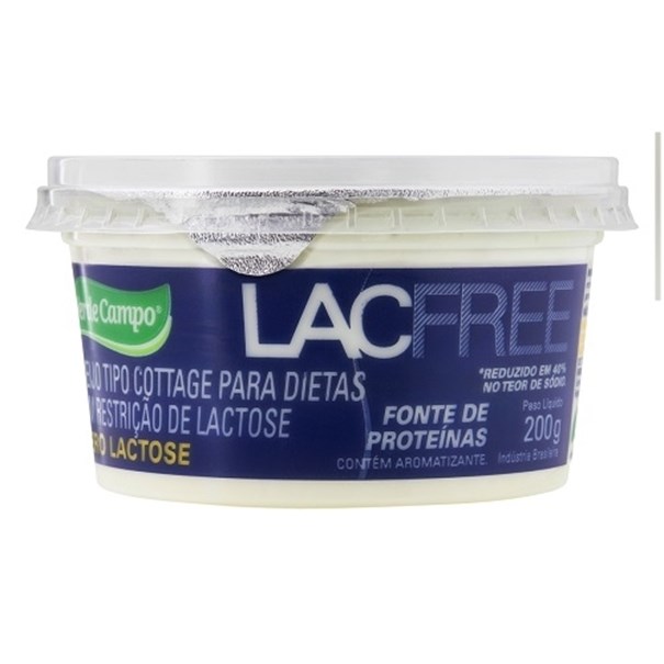 Imagem de Queijo Cottage Verde Campo Lacfree 200g