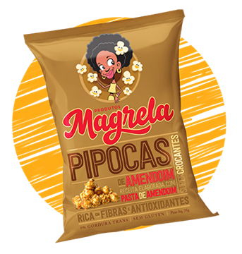 Imagem de Pipoca Magrela Pasta de Amendoim 70g