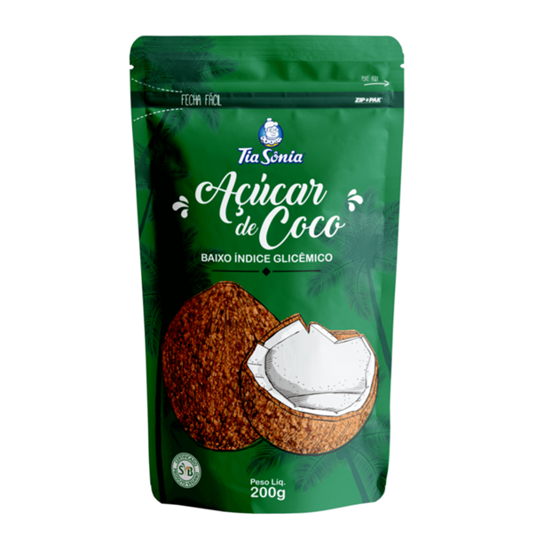 Imagem de Açúcar de Coco Tia Sonia 200g