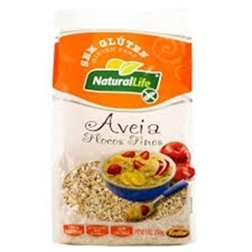 Imagem de Aveia Flocos Finos Sem Glúten Natural Life 250g