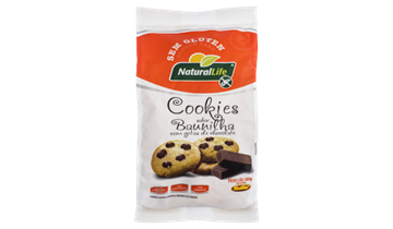 Imagem de Biscoito Cookies de Baunilha com Chocolate Sem Glúten 180g