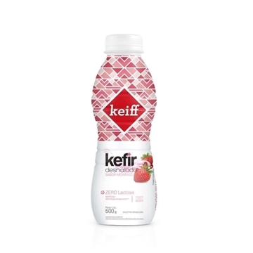 Imagem de Kefir Desnatado Morango Keiff 500g