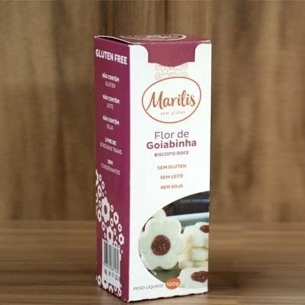 Imagem de Biscoito Sem Glúten Marilis Flor de Goiabinha 100g