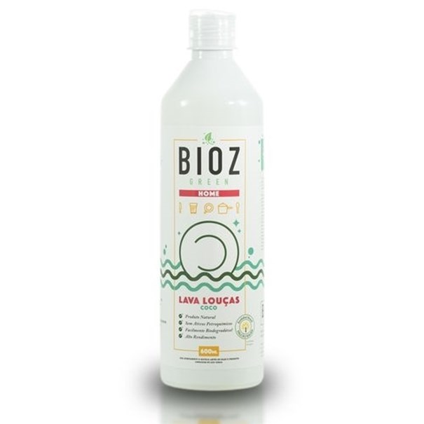 Imagem de Detergente Lava Louças Coco BioZ Green 600ml