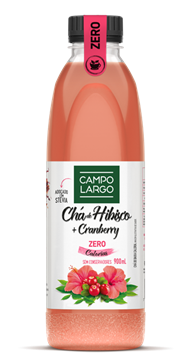 Imagem de Chá de Hibisco com Cranberry Zero Campo Largo  900ml