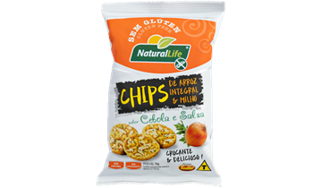 Imagem de Chips de Arroz Integral Cebola e Salsa Natural Life 70g