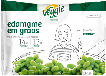 Imagem de Edamame em grãos congelado Veggie 300g