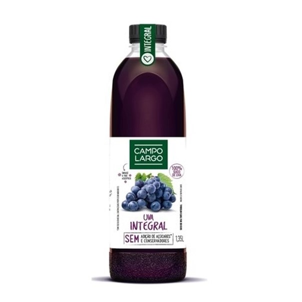 Imagem de Suco de Uva Tinto Integral Campo Largo Uva 1,35L