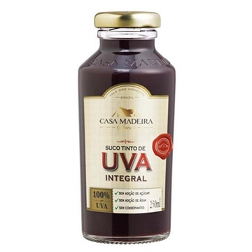 Imagem de Suco Tinto de Uva Integral Casa Madeira 250mL