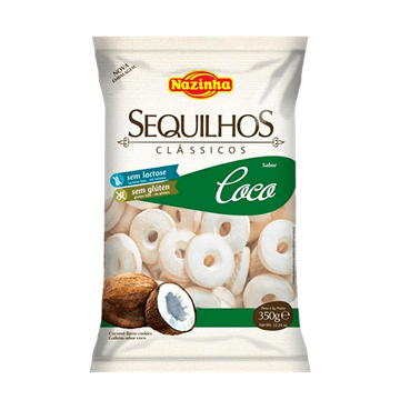 Imagem de Sequilho Coco Nazinha sem glúten sem lac 350g