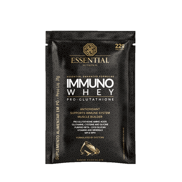 Imagem de Immuno Whey Sachê 31g Essential Nutrition chocolate