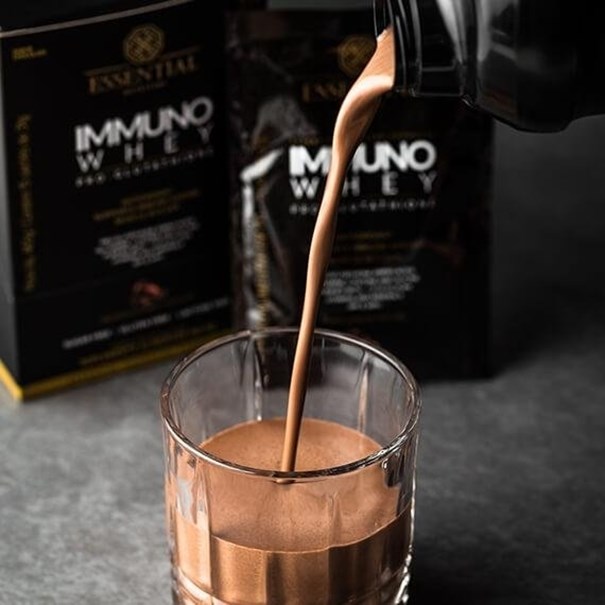 Imagem de Immuno Whey Sachê 31g Essential Nutrition chocolate