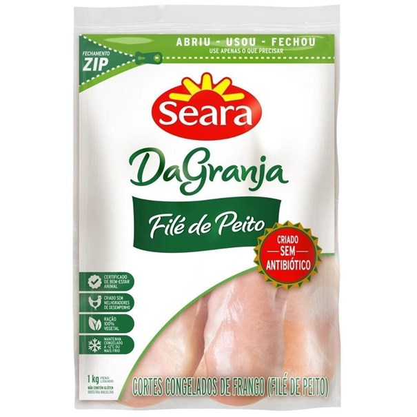Imagem de Filé de Peito de Frango Da Granja Seara 1Kg