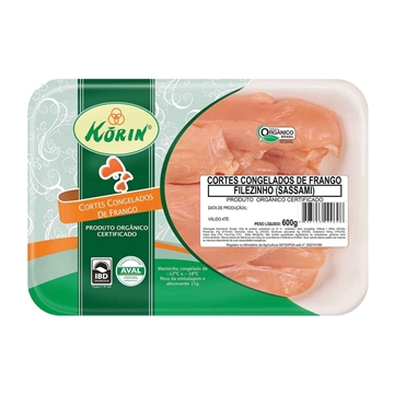 Imagem de Filezinho (Sassami) de Frango Korin Orgânico 600g