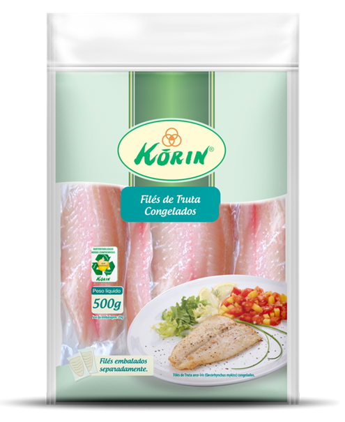 Imagem de Peixe Truta Congelada Korin 500g