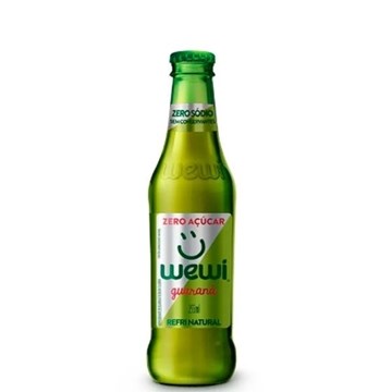 Imagem de Refrigerante  All Natural Wewi de Guaraná Zero 255ml orgânico