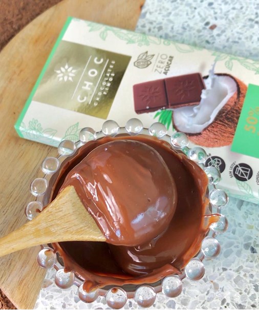 Imagem de CHOC Chocolate 50% Cacau Zero Açúcar 80g