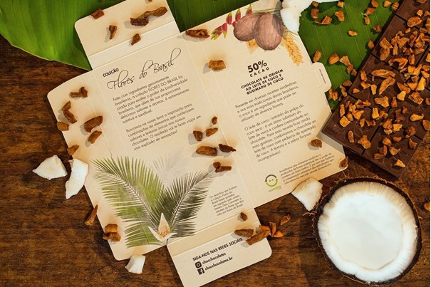 Imagem de CHOC Chocolate 50% cacau ao leite de Coco 80g
