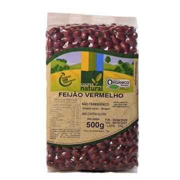 Imagem de Feijão Vermelho Orgânico Coopernatural 500g