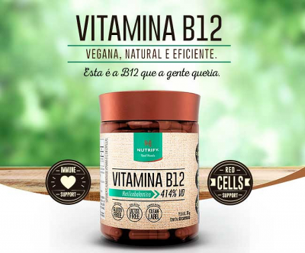 Imagem de Vitamina B12 Vegan Nutrify 60cps