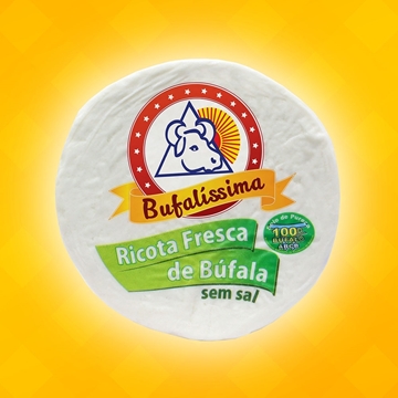 Imagem de Queijo Ricota de Búfala Sem Sal Bufalíssima (100 G)