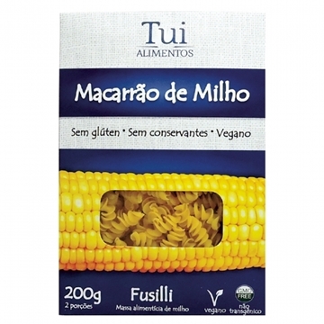 Imagem de Macarrão de Milho Fusilli Tui Alimentos Sem Glúten  200g