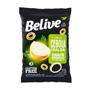 Imagem de Snack Sem Glúten Sabor Cebola e Salsa Belive 35g