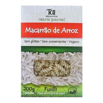 Imagem de Macarrão de Arroz Fusilli Sem Glúten Tui Alimentos 200g