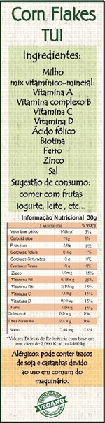 Imagem de Cereal Corn Flakes Tui Alimentos 200g