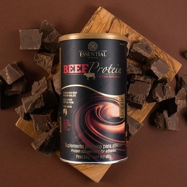 Imagem de Proteína Beef Protein Essential Nutrition Cacao 480g