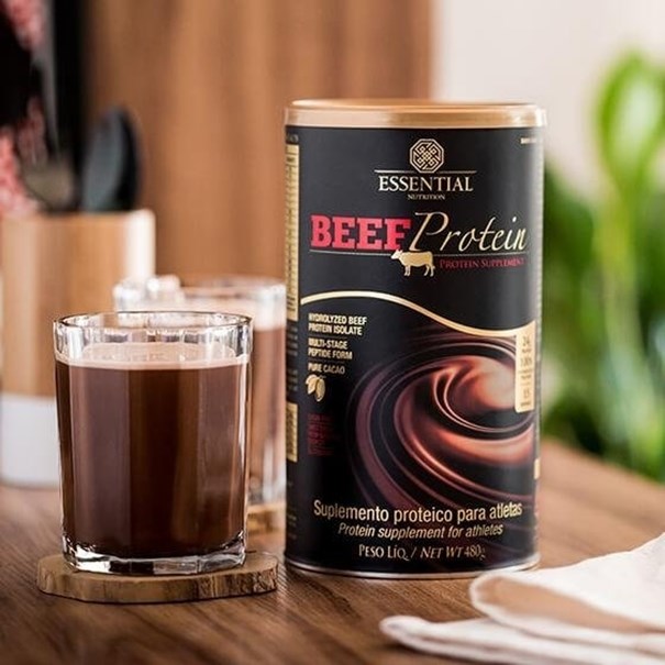 Imagem de Proteína Beef Protein Essential Nutrition Cacao 480g