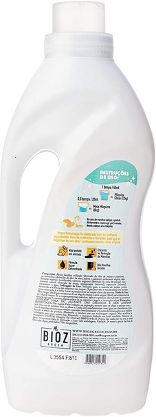 Imagem de Lava Roupas Baby 1 Litro BIOZ Green