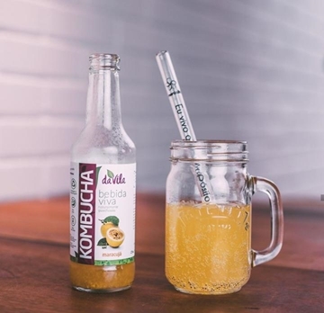 Imagem de Kombucha Maracujá e Gengibre Da Vila 275ml
