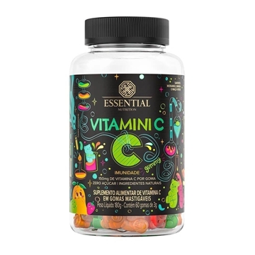 Imagem de Vitamina C - Vitamini C Essential Nutrition (60 gomas 3g) 180g
