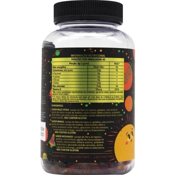 Imagem de Vitamina D - Vitamini D3 (60 gomas 3g) 180g - Essential Nutrition